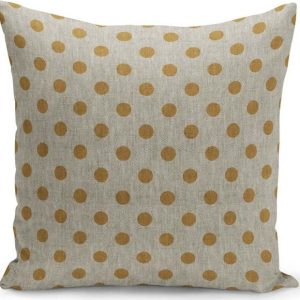 Polštář s výplní Kate Louise Dotty Yellow