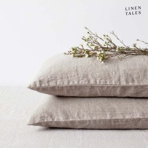 Lněný povlak na polštář 70x90 cm Natural – Linen Tales