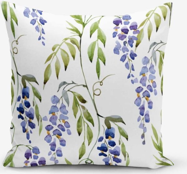 Povlak na polštář s příměsí bavlny Minimalist Cushion Covers Hyacint