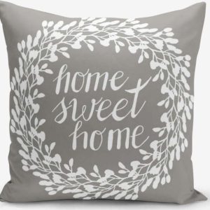 Povlak na polštář s příměsí bavlny Minimalist Cushion Covers Sweet Home