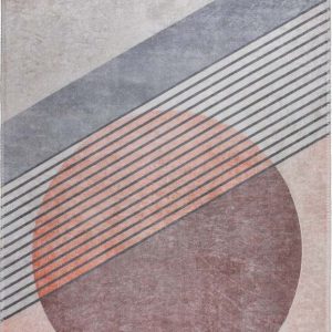 Pratelný běhoun ve světle růžovo-šedé barvě 80x200 cm – Vitaus