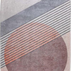 Pratelný koberec ve světle růžovo-šedé barvě 120x180 cm Oval – Vitaus