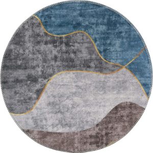 Pratelný kulatý koberec ø 120 cm Yuvarlak – Vitaus