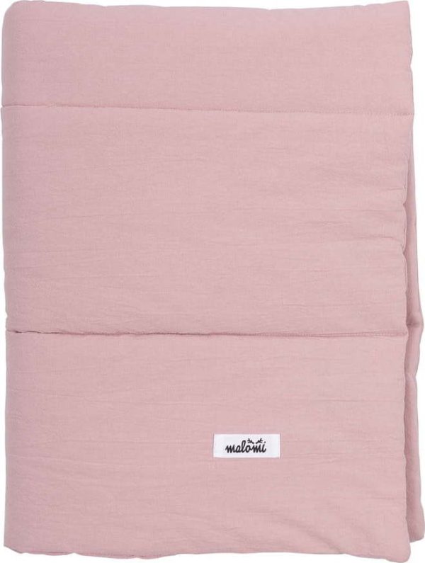 Růžová bavlněná dětská deka 140x200 cm – Malomi Kids