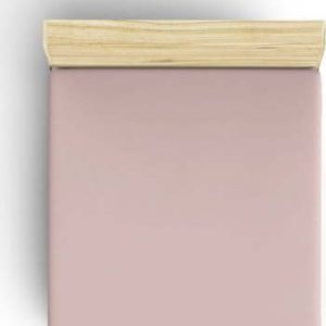 Růžové napínací bavlněné prostěradlo 140x190 cm - Mijolnir