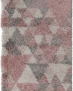 Růžovo-šedý koberec Flair Rugs Nuru