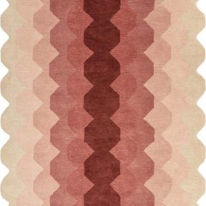 Růžový vlněný koberec 120x170 cm Hive – Asiatic Carpets