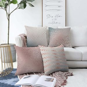 Sada 4 povlaků na polštáře Minimalist Cushion Covers Glitters