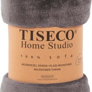 Šedá mikroplyšová deka Tiseco Home Studio