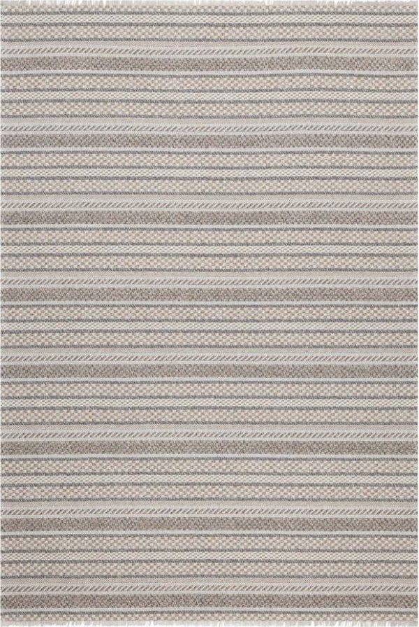 Šedo-béžový bavlněný koberec Oyo home Casa