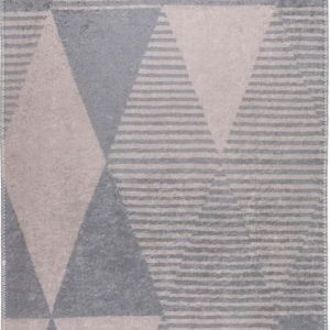 Šedo-béžový pratelný koberec 80x150 cm – Vitaus