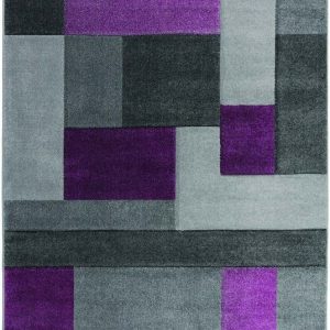 Šedo-fialový koberec Flair Rugs Cosmos