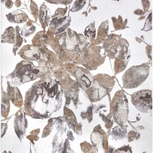 Šedo-hnědý koberec 200x280 cm Shine Floral – Hanse Home
