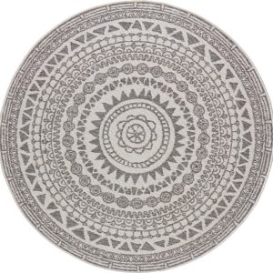 Šedo-krémový venkovní koberec NORTHRUGS Coron