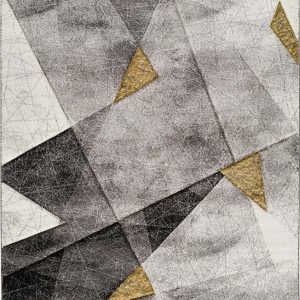 Šedo-žlutý koberec Bianca Grey