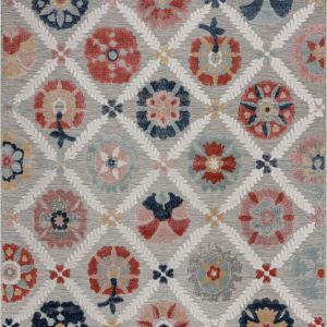 Šedý venkovní koberec 170x120 cm Flora - Flair Rugs