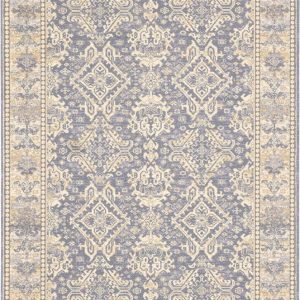 Šedý vlněný koberec 100x180 cm Carol – Agnella