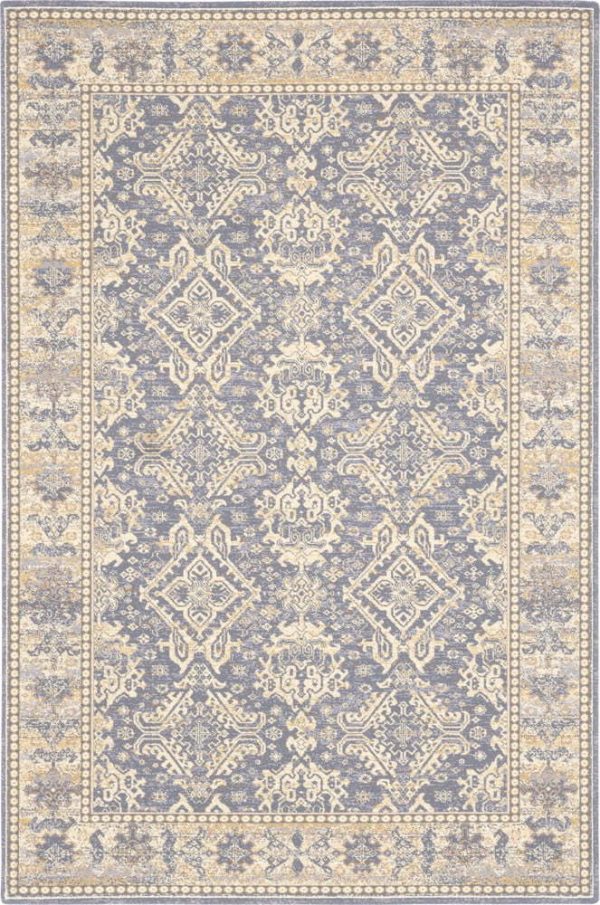 Šedý vlněný koberec 100x180 cm Carol – Agnella