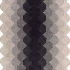 Šedý vlněný koberec 120x170 cm Hive – Asiatic Carpets