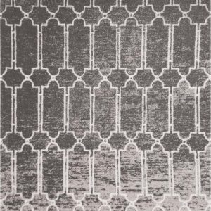 Šedý vlněný koberec 133x190 cm Ewar – Agnella