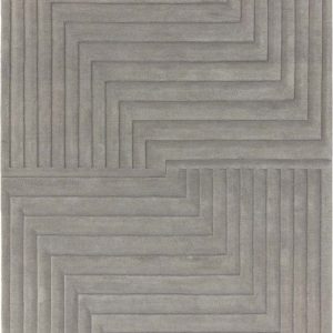 Šedý vlněný koberec 200x290 cm Form – Asiatic Carpets