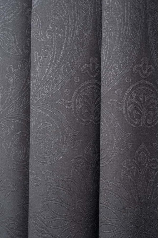 Šedý závěs 140x270 cm Cora – Mendola Fabrics