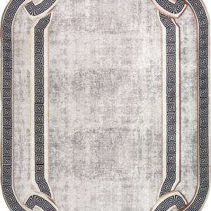 Šedý/béžový koberec běhoun 200x80 cm - Vitaus