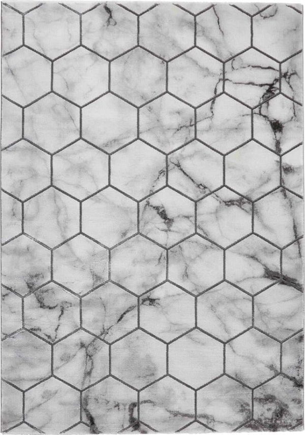 Šedý/ve stříbrné barvě koberec 170x120 cm Craft - Think Rugs