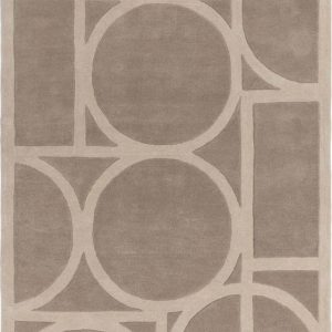 Světle hnědý vlněný koberec 200x290 cm Metro Taupe – Asiatic Carpets
