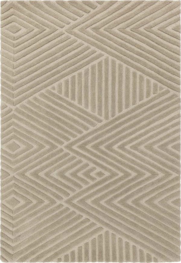 Světle hnědý vlněný koberec 120x170 cm Hague – Asiatic Carpets