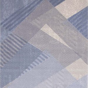 Světle modrý vlněný koberec 160x240 cm Mesh – Agnella