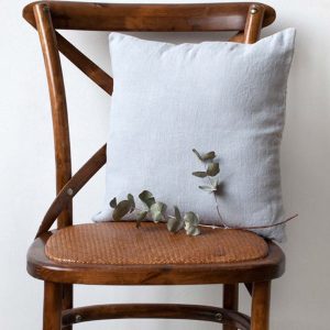 Lněný povlak na polštář 50x50 cm Light Grey – Linen Tales