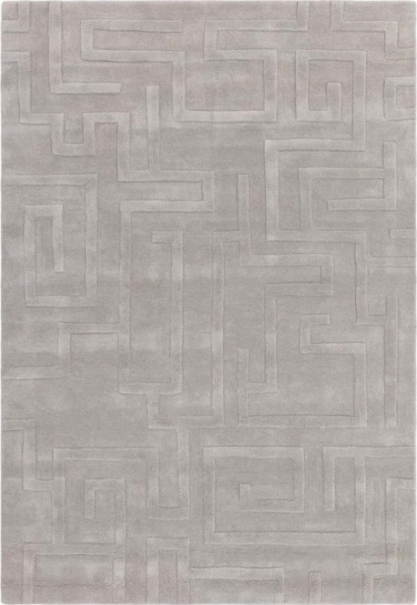 Světle šedý vlněný koberec 160x230 cm Maze – Asiatic Carpets