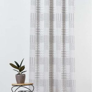 Světle šedý závěs 140x245 cm Navona – Mendola Fabrics