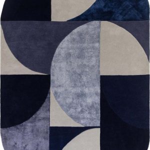 Tmavě modrý vlněný koberec 160x230 cm Indigo – Asiatic Carpets