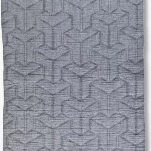 Tmavě šedý přehoz z recyklované bavlny na dvoulůžko 250x250 cm Trio – Mette Ditmer Denmark