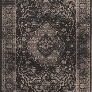 Tmavě šedý vlněný koberec 133x180 cm Zana – Agnella