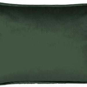 Tmavě zelený sametový polštář Velvet Atelier Dark