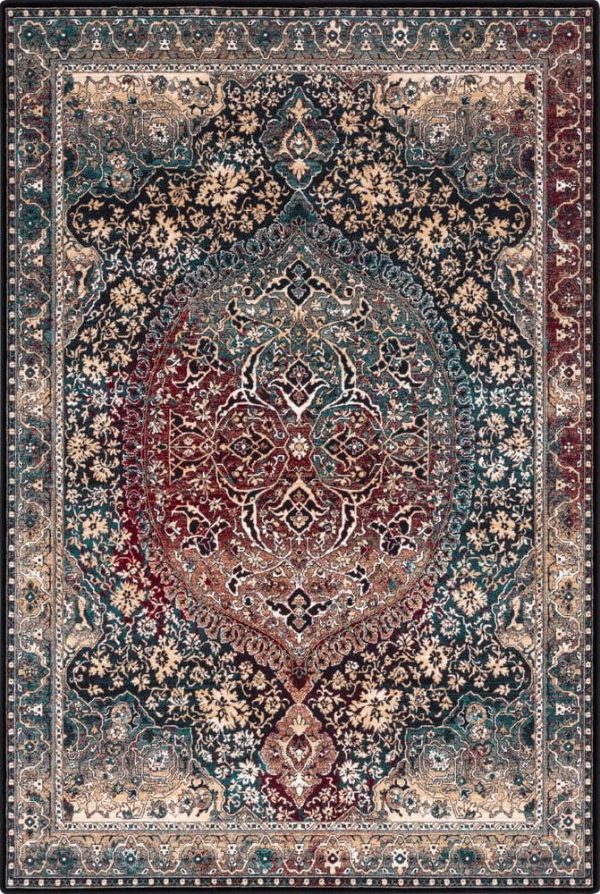 Tmavě zelený vlněný koberec 200x300 cm Ava – Agnella