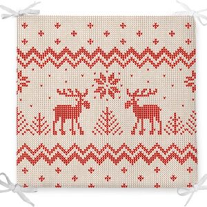 Vánoční podsedák s příměsí bavlny Minimalist Cushion Covers Merry Christmas