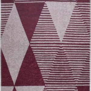 Vínový pratelný koberec 50x80 cm – Vitaus