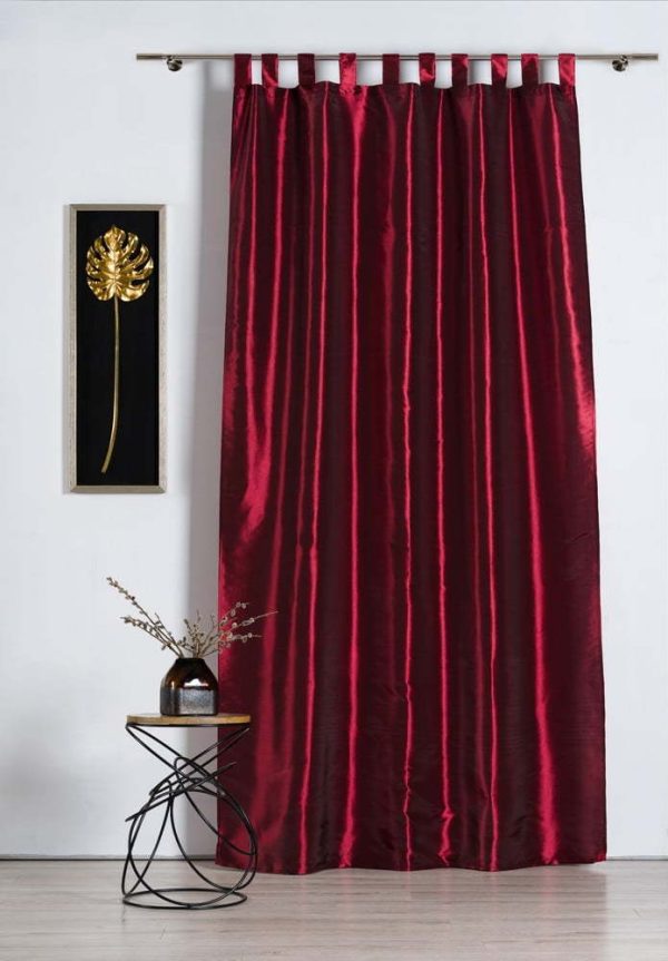 Vínový závěs 140x245 cm Royal Taffeta – Mendola Fabrics