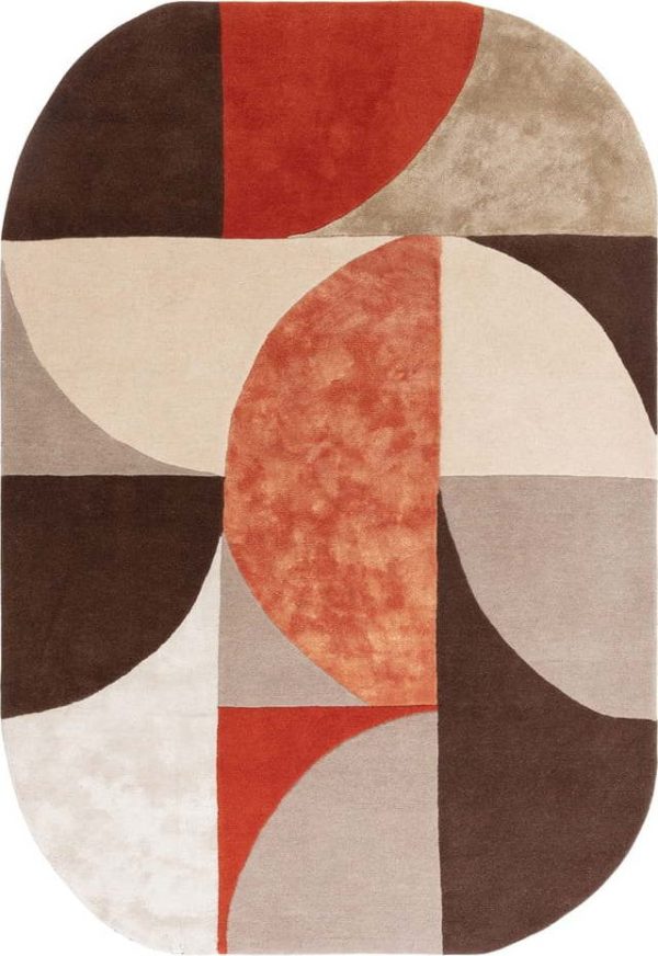 Vlněný koberec v cihlové barvě 160x230 cm Spice – Asiatic Carpets