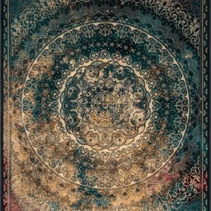 Vlněný koberec v petrolejové barvě 133x180 cm Ann – Agnella