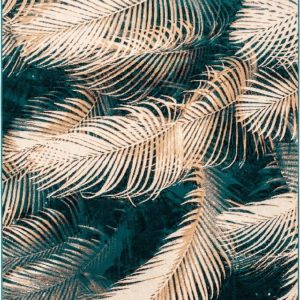 Vlněný koberec v petrolejové barvě 200x300 cm Areca – Agnella