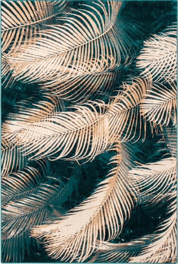 Vlněný koberec v petrolejové barvě 200x300 cm Areca – Agnella