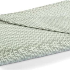 Zelený bavlněný přehoz na dvoulůžko 240x260 cm Lines - Mijolnir