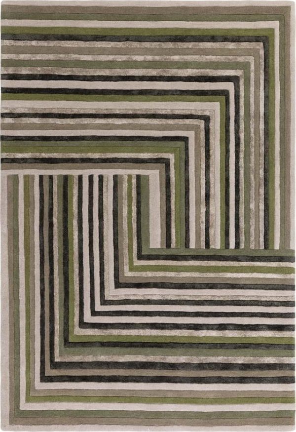 Zelený vlněný koberec 120x170 cm Network Forest – Asiatic Carpets