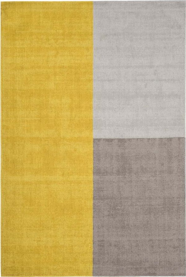 Žluto-šedý koberec Asiatic Carpets Blox