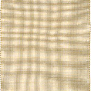 Žlutý koberec s podílem vlny 170x110 cm Bergen - Nattiot